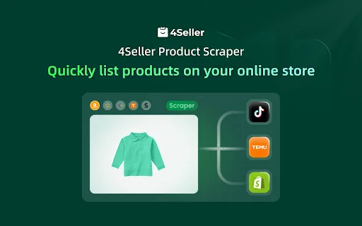 Download 4Seller E-Commerce Assistant Terbaru – Scraper Produk Gratis - Screenshot 1