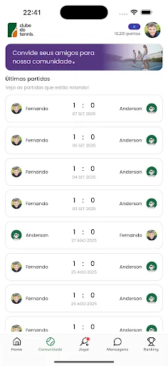 Download Clube do Tennis Terbaru – Komunitas Tenis Terbaik - Screenshot 4