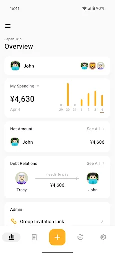 Download Bill Bear Terbaru – Aplikasi Berbagi Pengeluaran Gratis - Screenshot 9