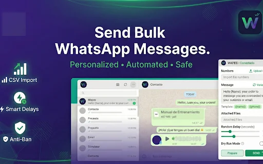 Wapes – CRM & WhatsApp Marketing Terbaik untuk Bisnis Anda - Screenshot 1