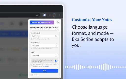 EkaScribe: Asisten AI Medis Terbaik untuk Rekam Medis Digital - Screenshot 2