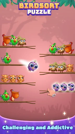 Download Bird Sort: Color Puzzle Master Terbaru – Game Asah Otak - Screenshot 6