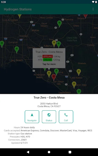 Download Hydrogen Stations USA Terbaru – Temukan SPBU Hidrogen - Screenshot 13