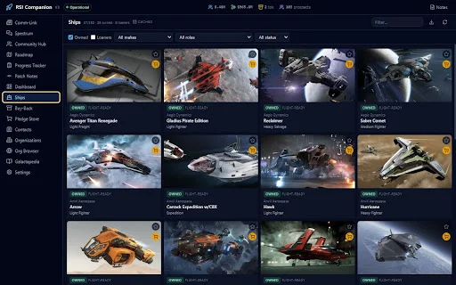 Download RSI Companion Terbaru – Kelola Akun Star Citizen Anda - Screenshot 2